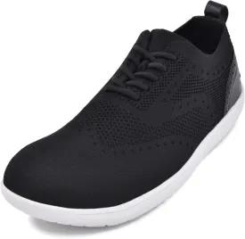 JACKSHIBO Barefoot Shoes for Men Slip on Shoes Minimalist Walking Sneakers Wide Toe Box Zero Drop Sole