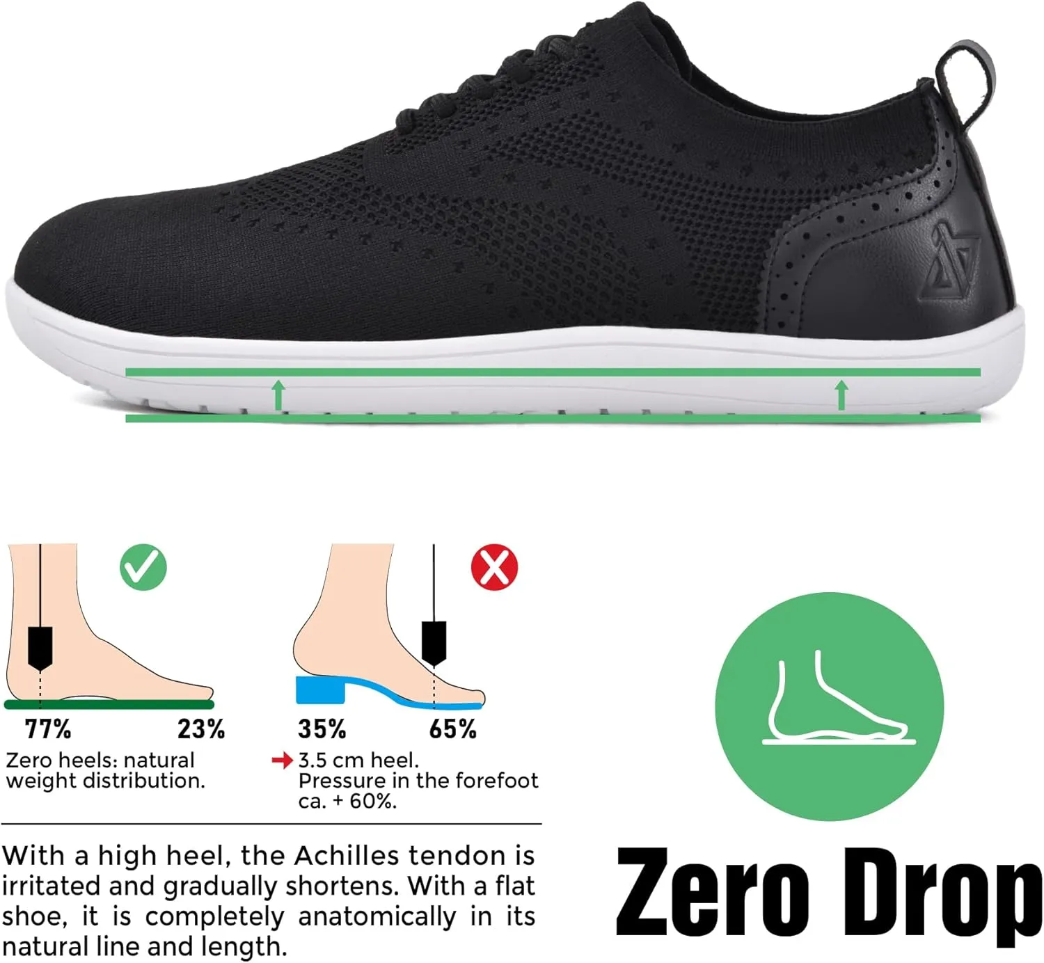 JACKSHIBO Barefoot Shoes for Men Slip on Shoes Minimalist Walking Sneakers Wide Toe Box Zero Drop Sole