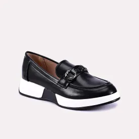 Margot Black Moccasin Shoes 0440702
