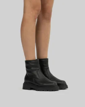 Squared Boots Women's Vegan Square Toe Ankle Boots